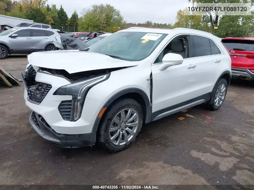 2020 Cadillac Xt4 Awd Premium Luxury VIN: 1GYFZDR47LF088120 Lot: 40743205