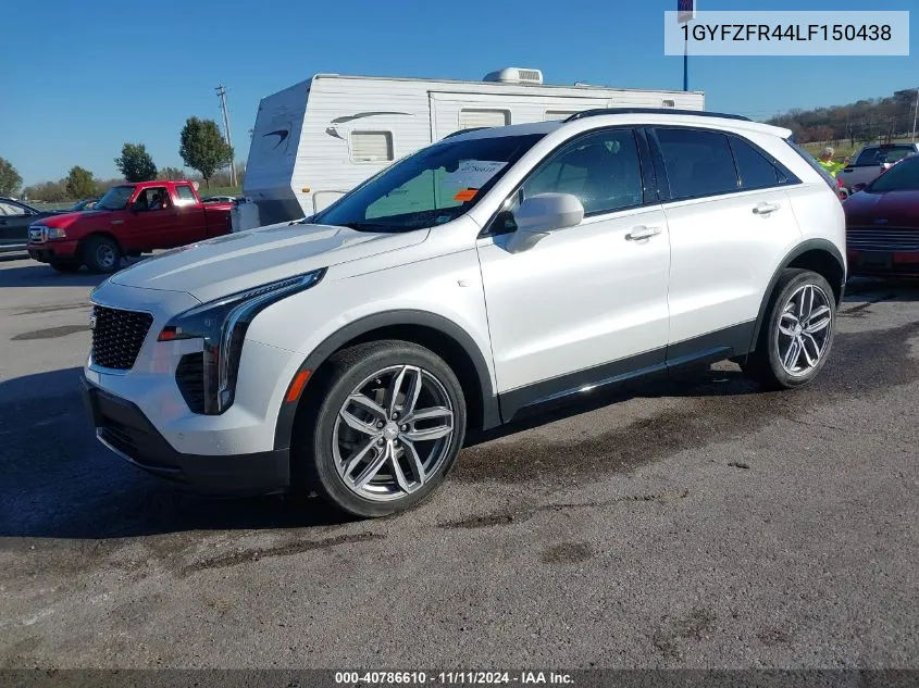 2020 Cadillac Xt4 Awd Sport VIN: 1GYFZFR44LF150438 Lot: 40786610