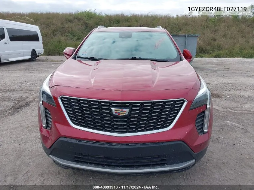 2020 Cadillac Xt4 Fwd Premium Luxury VIN: 1GYFZCR48LF077119 Lot: 40893918