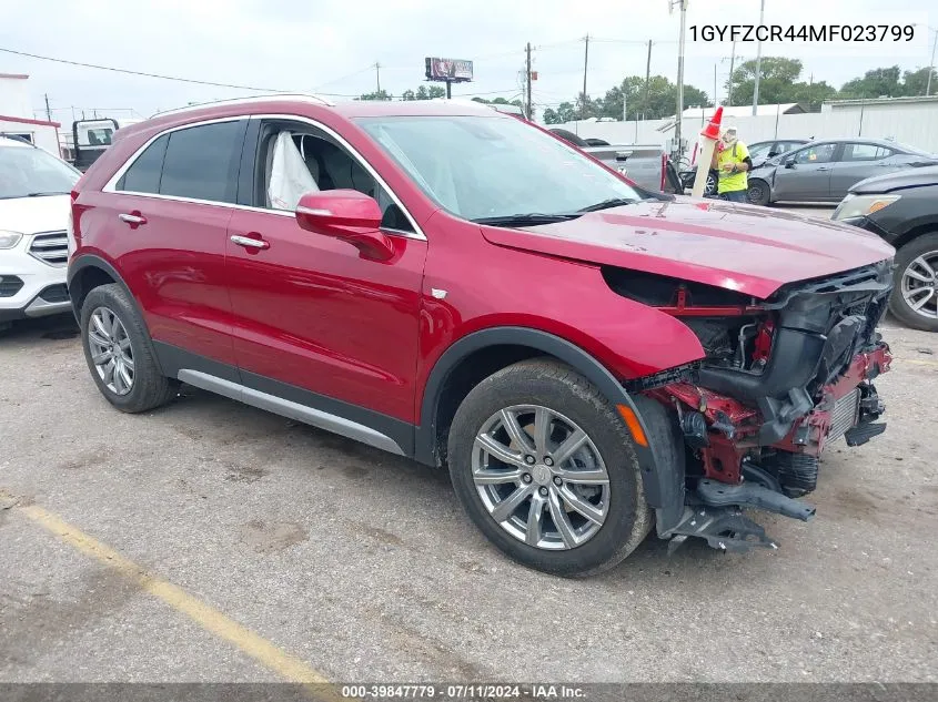 2021 Cadillac Xt4 Fwd Premium Luxury VIN: 1GYFZCR44MF023799 Lot: 39847779