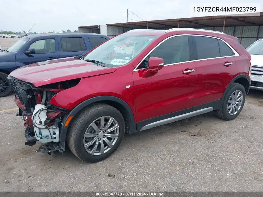 1GYFZCR44MF023799 2021 Cadillac Xt4 Fwd Premium Luxury