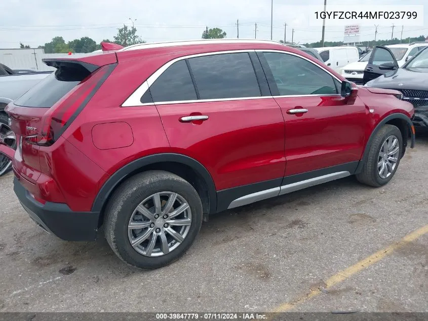 1GYFZCR44MF023799 2021 Cadillac Xt4 Fwd Premium Luxury