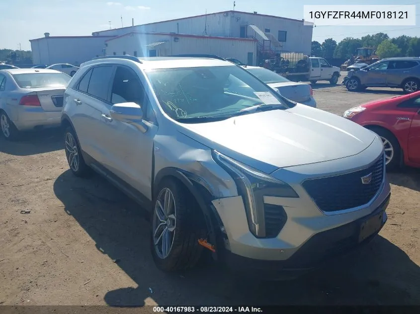 2021 Cadillac Xt4 Awd Sport VIN: 1GYFZFR44MF018121 Lot: 40167983