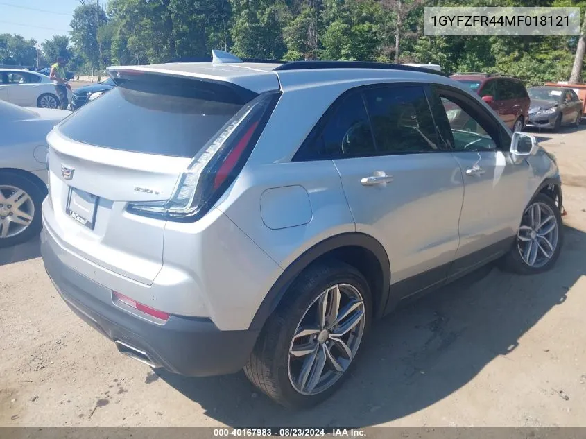 2021 Cadillac Xt4 Awd Sport VIN: 1GYFZFR44MF018121 Lot: 40167983