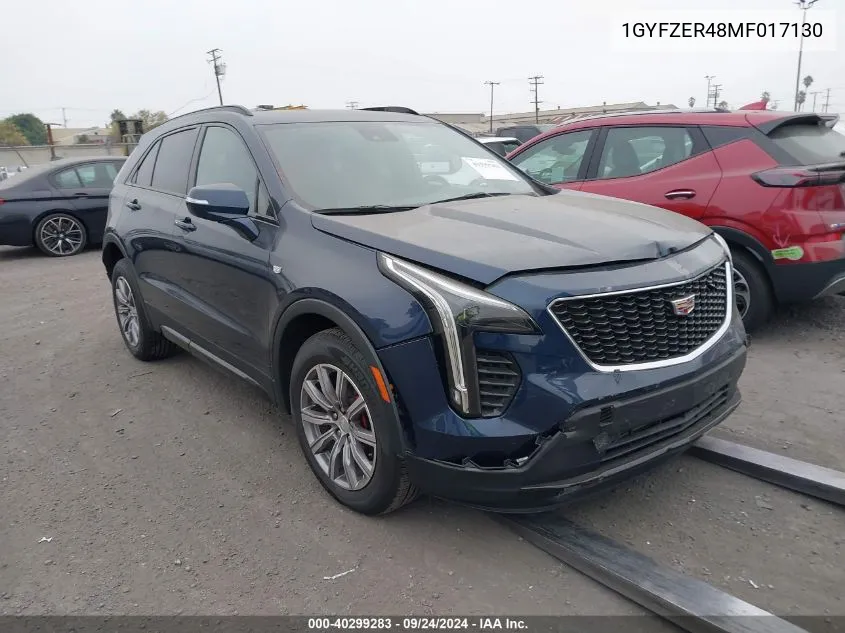 2021 Cadillac Xt4 Fwd Sport VIN: 1GYFZER48MF017130 Lot: 40299283