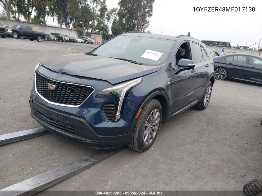 2021 Cadillac Xt4 Fwd Sport VIN: 1GYFZER48MF017130 Lot: 40299283