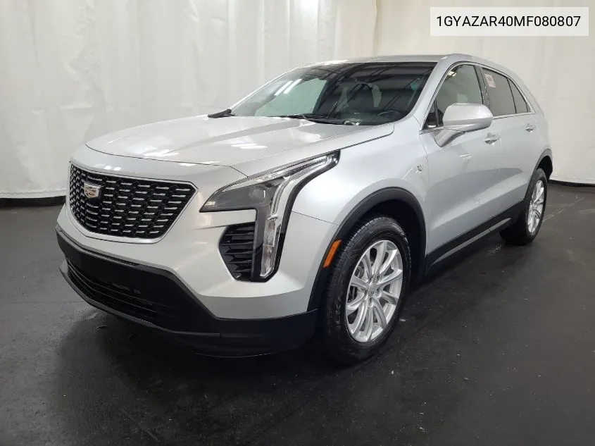 2021 Cadillac Xt4 Fwd Luxury VIN: 1GYAZAR40MF080807 Lot: 40360095