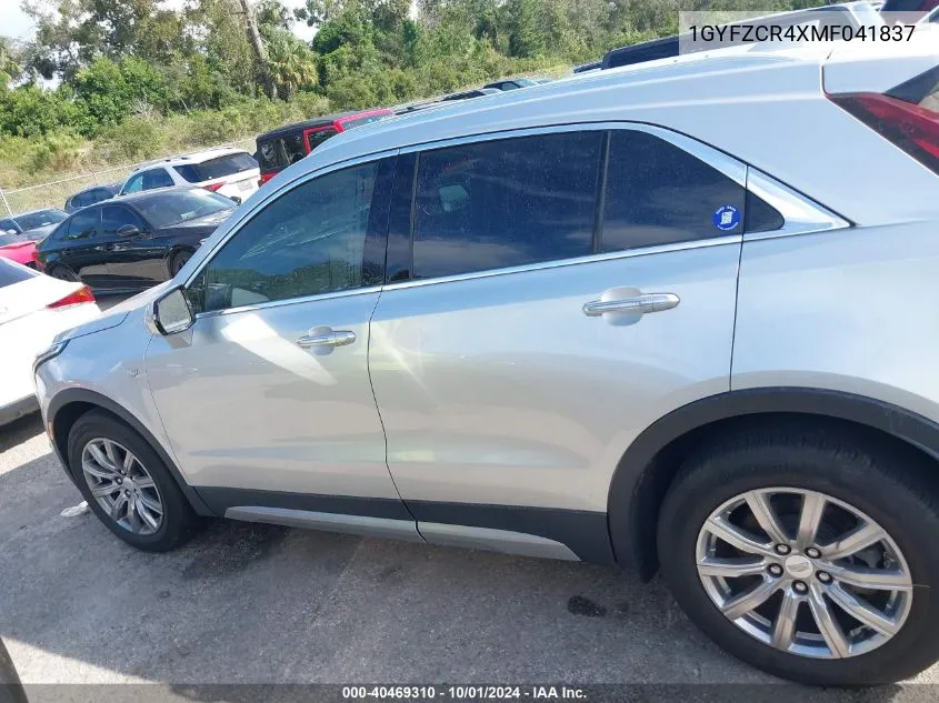 2021 Cadillac Xt4 Premium Luxury VIN: 1GYFZCR4XMF041837 Lot: 40469310