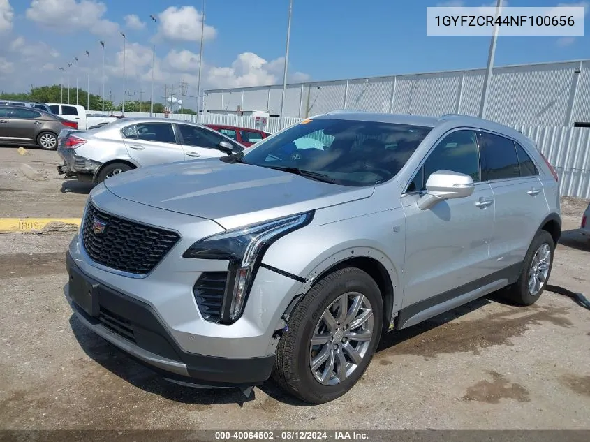 1GYFZCR44NF100656 2022 Cadillac Xt4 Fwd Premium Luxury