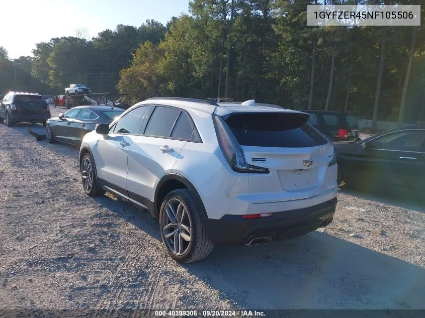 2022 Cadillac Xt4 Sport VIN: 1GYFZER45NF105506 Lot: 40552342