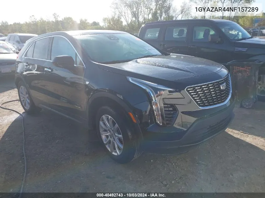 1GYAZAR44NF157289 2022 Cadillac Xt4 Fwd Luxury