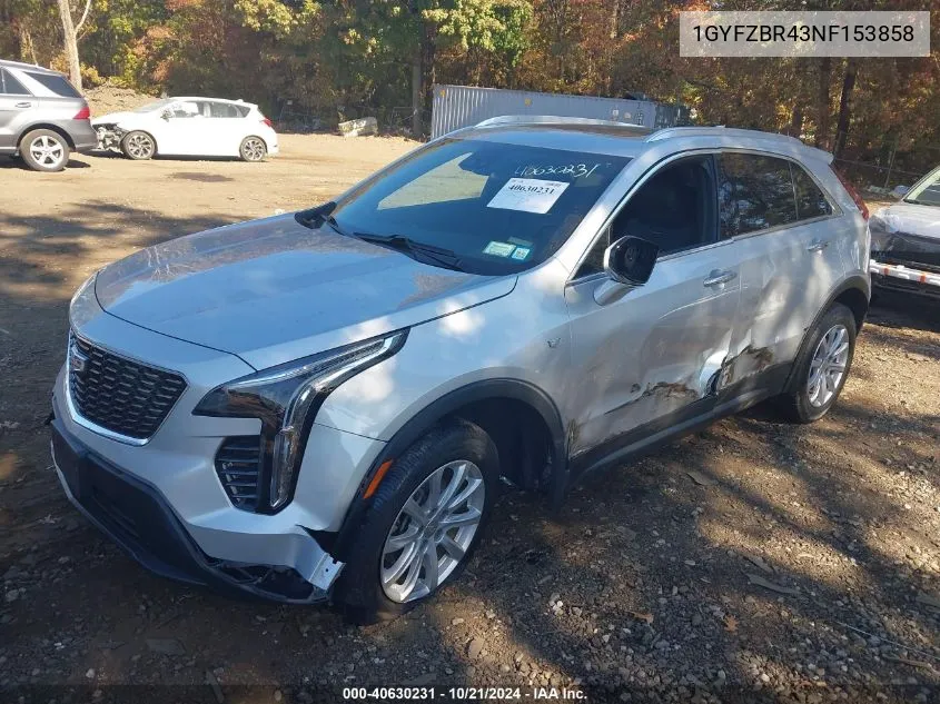 2022 Cadillac Xt4 Awd Luxury VIN: 1GYFZBR43NF153858 Lot: 40630231