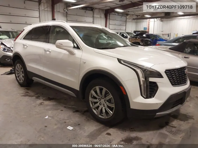 2023 Cadillac Xt4 Awd Premium Luxury VIN: 1GYFZDR40PF109718 Lot: 39596524