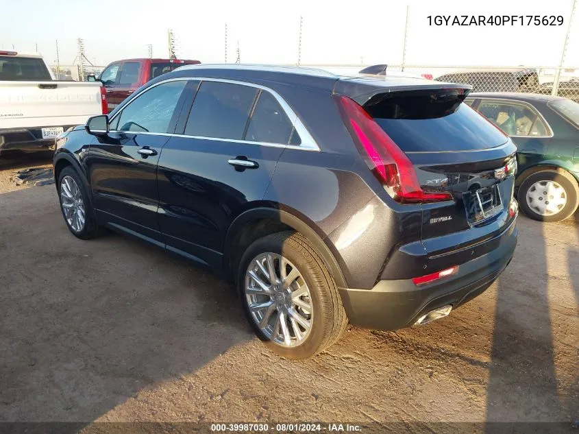 1GYAZAR40PF175629 2023 Cadillac Xt4 Fwd Luxury