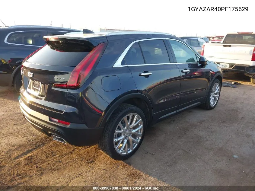 1GYAZAR40PF175629 2023 Cadillac Xt4 Fwd Luxury