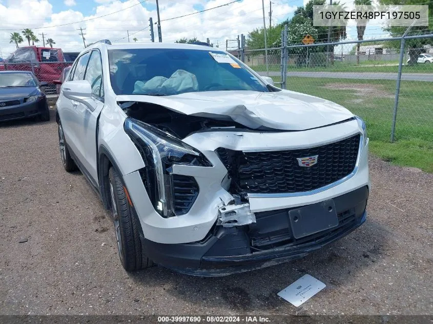 2023 Cadillac Xt4 Fwd Sport VIN: 1GYFZER48PF197505 Lot: 39997690