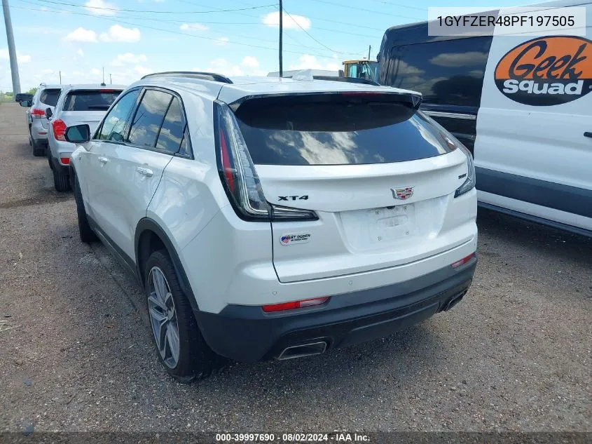 1GYFZER48PF197505 2023 Cadillac Xt4 Fwd Sport