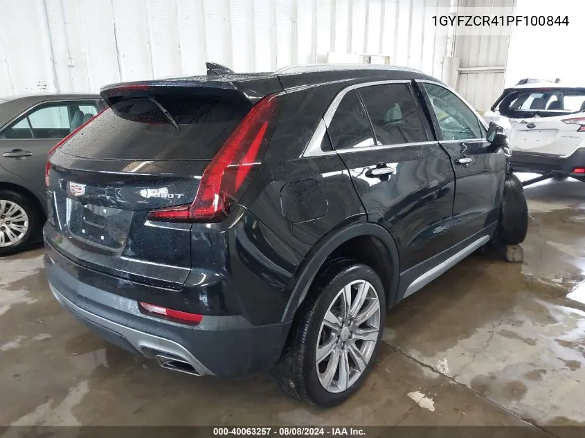 2023 Cadillac Xt4 Fwd Premium Luxury VIN: 1GYFZCR41PF100844 Lot: 40063257