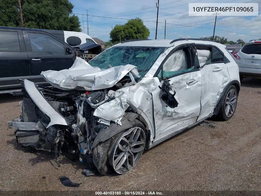 2023 Cadillac Xt4 Fwd Sport VIN: 1GYFZER46PF109065 Lot: 40103180