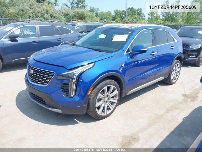 2023 Cadillac Xt4 Awd Premium Luxury VIN: 1GYFZDR44PF205609 Lot: 40108979