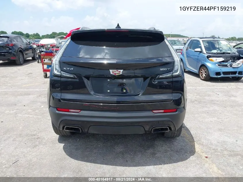 2023 Cadillac Xt4 Sport VIN: 1GYFZER44PF159219 Lot: 40164917