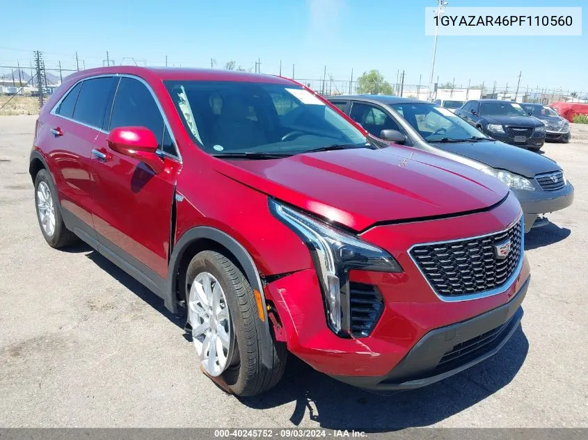 1GYAZAR46PF110560 2023 Cadillac Xt4 Fwd Luxury