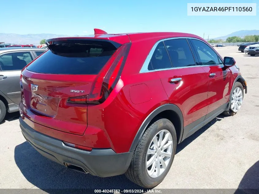 1GYAZAR46PF110560 2023 Cadillac Xt4 Fwd Luxury