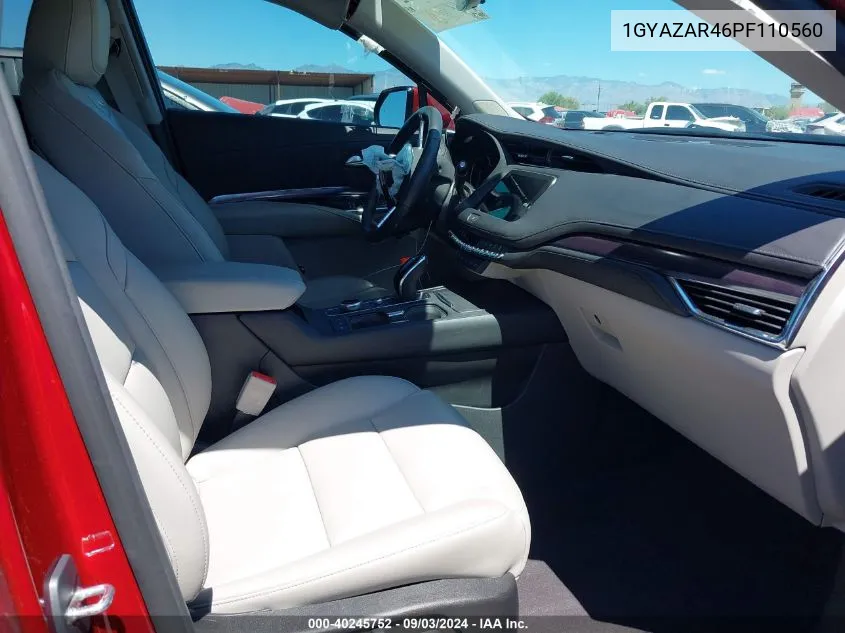 1GYAZAR46PF110560 2023 Cadillac Xt4 Fwd Luxury