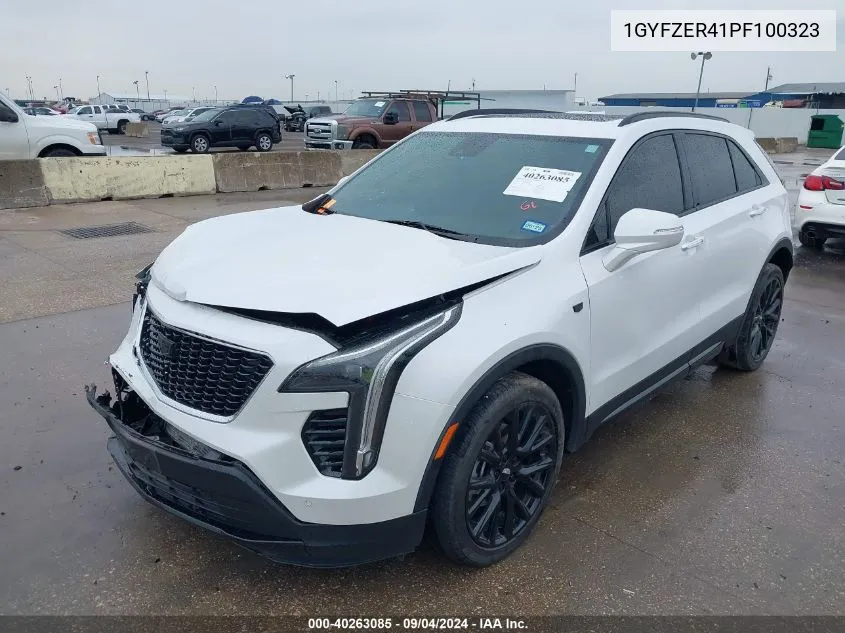 1GYFZER41PF100323 2023 Cadillac Xt4 Sport