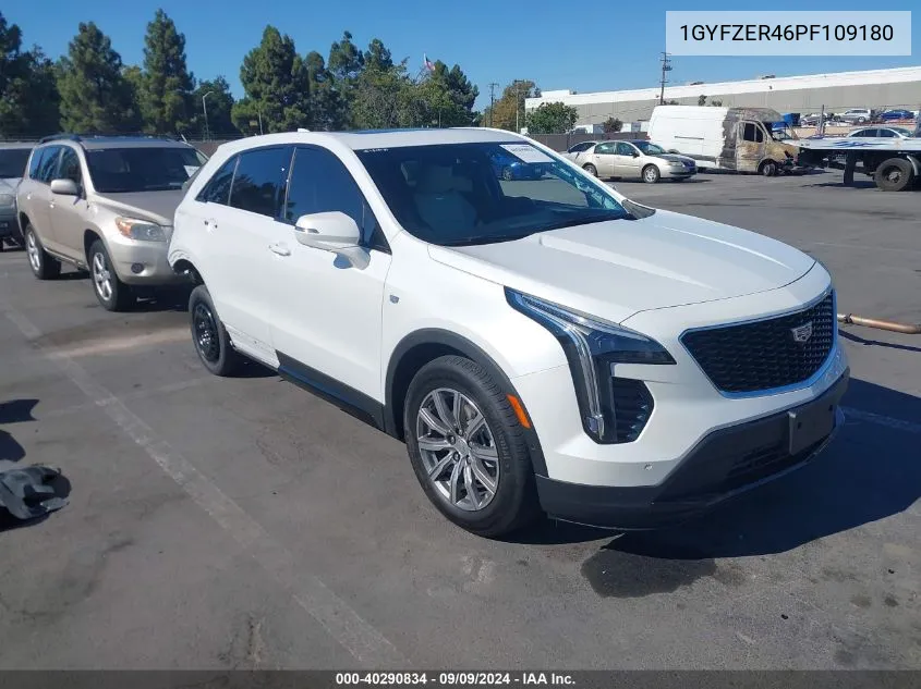 2023 Cadillac Xt4 Fwd Sport VIN: 1GYFZER46PF109180 Lot: 40290834