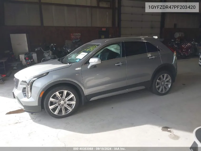 1GYFZDR47PF203420 2023 Cadillac Xt4 Awd Premium Luxury