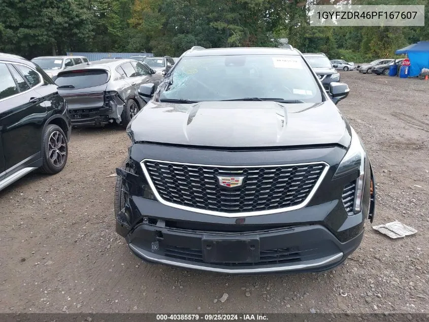 2023 Cadillac Xt4 Awd Premium Luxury VIN: 1GYFZDR46PF167607 Lot: 40385579