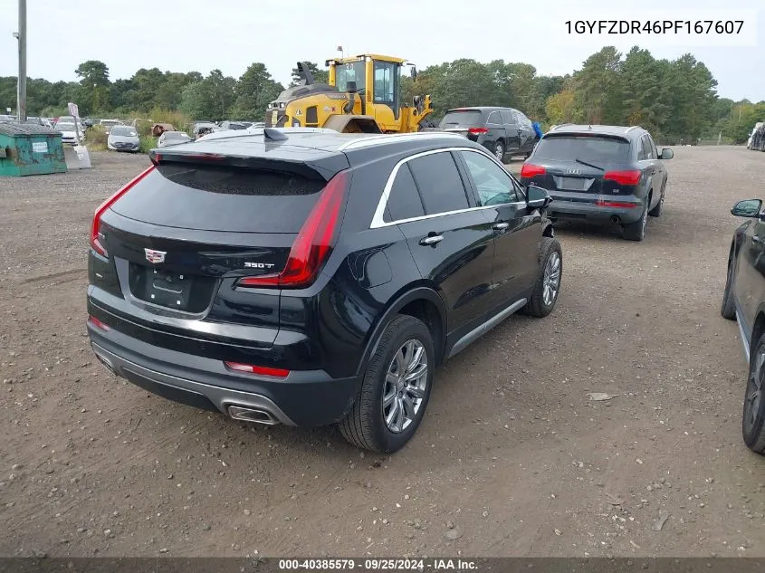 2023 Cadillac Xt4 Awd Premium Luxury VIN: 1GYFZDR46PF167607 Lot: 40385579