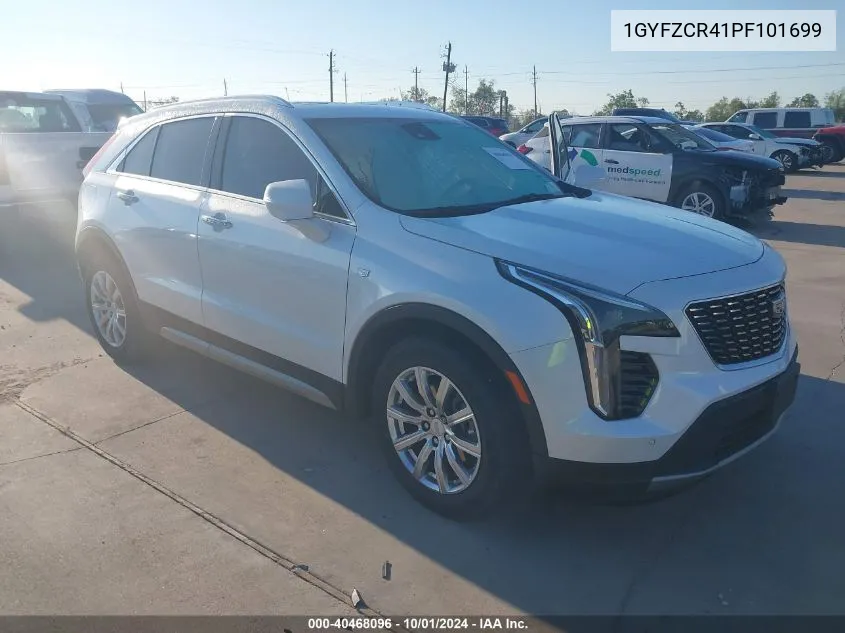 1GYFZCR41PF101699 2023 Cadillac Xt4 Fwd Premium Luxury