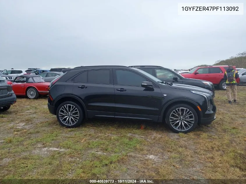 1GYFZER47PF113092 2023 Cadillac Xt4 Fwd Sport