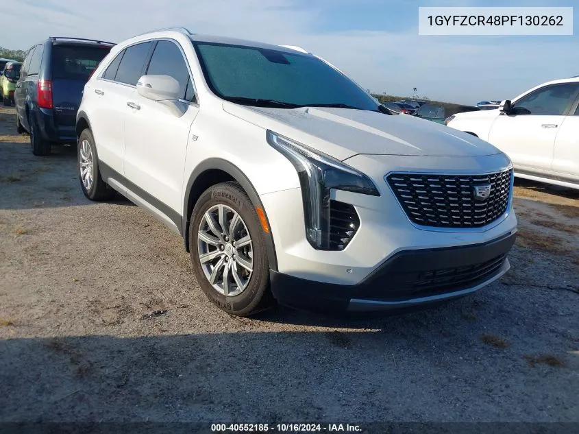 2023 Cadillac Xt4 Fwd Premium Luxury VIN: 1GYFZCR48PF130262 Lot: 40552185