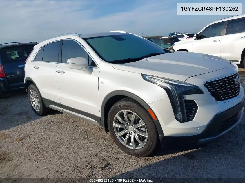 2023 Cadillac Xt4 Fwd Premium Luxury VIN: 1GYFZCR48PF130262 Lot: 40552185