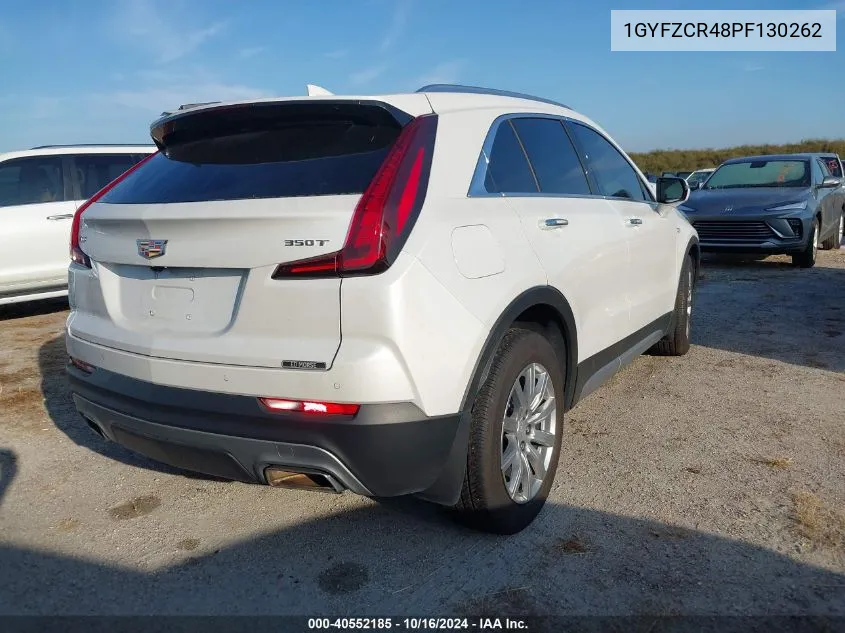 2023 Cadillac Xt4 Fwd Premium Luxury VIN: 1GYFZCR48PF130262 Lot: 40552185