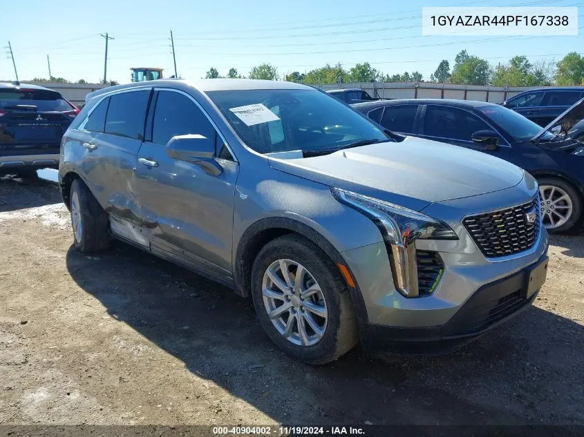 2023 Cadillac Xt4 Fwd Luxury VIN: 1GYAZAR44PF167338 Lot: 40904002