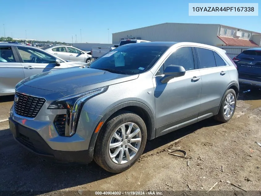 2023 Cadillac Xt4 Fwd Luxury VIN: 1GYAZAR44PF167338 Lot: 40904002