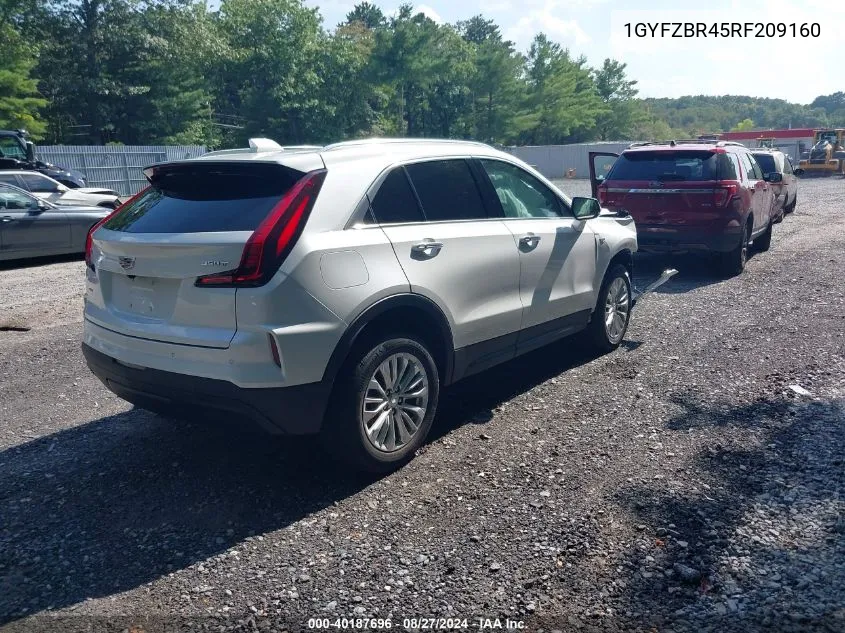 1GYFZBR45RF209160 2024 Cadillac Xt4 Awd Luxury