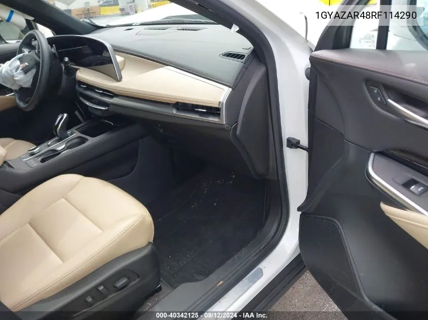 1GYAZAR48RF114290 2024 Cadillac Xt4 Fwd Luxury