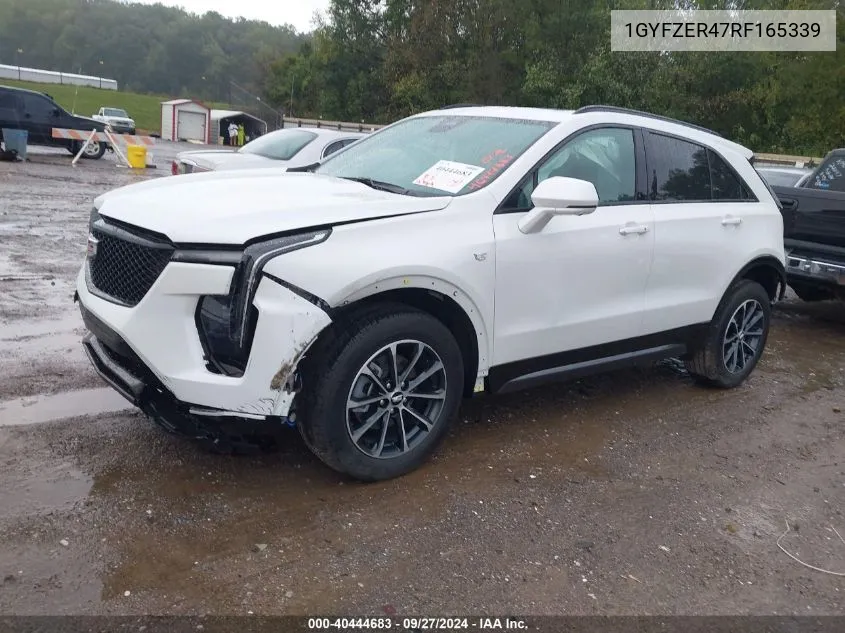 1GYFZER47RF165339 2024 Cadillac Xt4 Fwd Sport