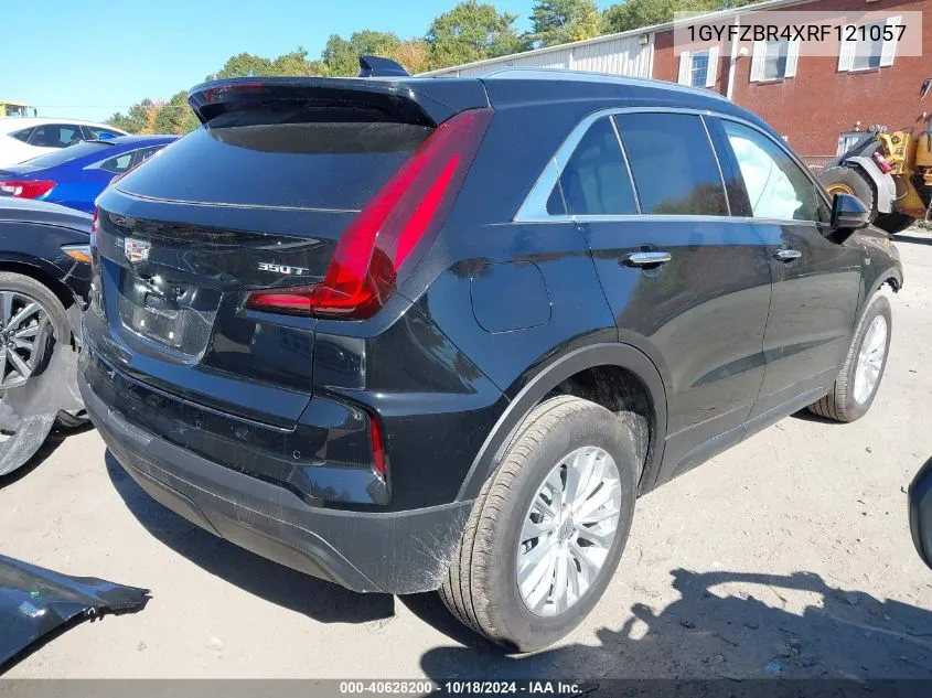 2024 Cadillac Xt4 Awd Luxury VIN: 1GYFZBR4XRF121057 Lot: 40628200