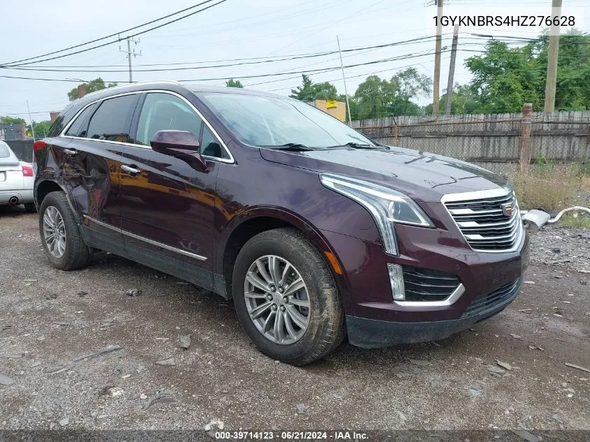 2017 Cadillac Xt5 Luxury VIN: 1GYKNBRS4HZ276628 Lot: 39714123