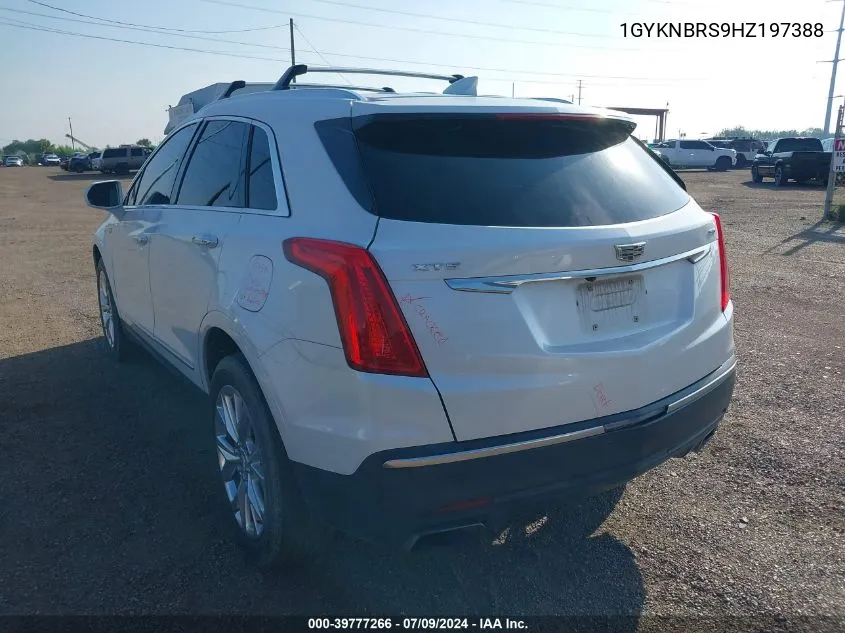 1GYKNBRS9HZ197388 2017 Cadillac Xt5 Luxury