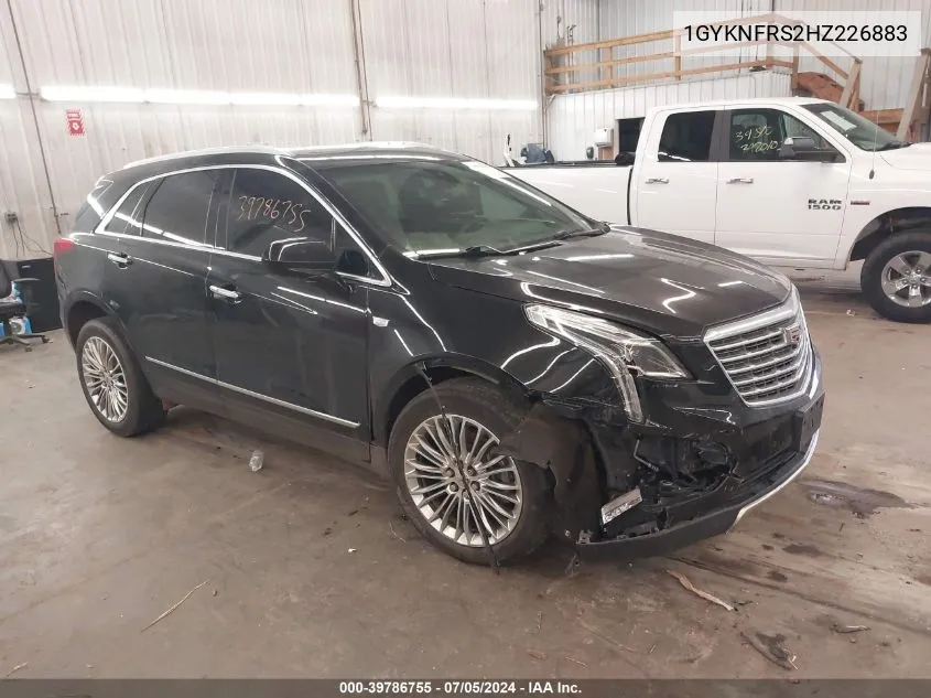 2017 Cadillac Xt5 Platinum VIN: 1GYKNFRS2HZ226883 Lot: 39786755