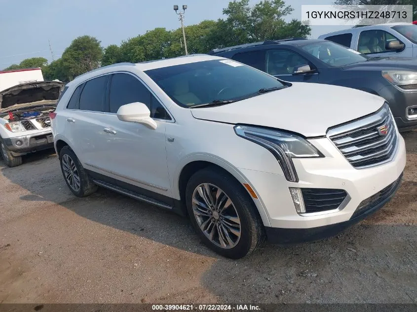 1GYKNCRS1HZ248713 2017 Cadillac Xt5 Premium Luxury