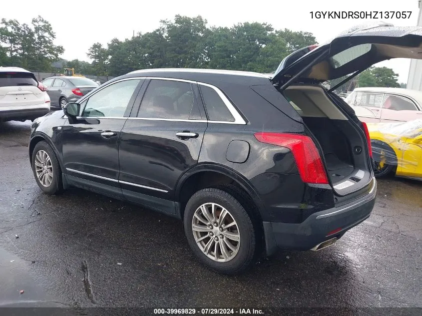 1GYKNDRS0HZ137057 2017 Cadillac Xt5 Luxury