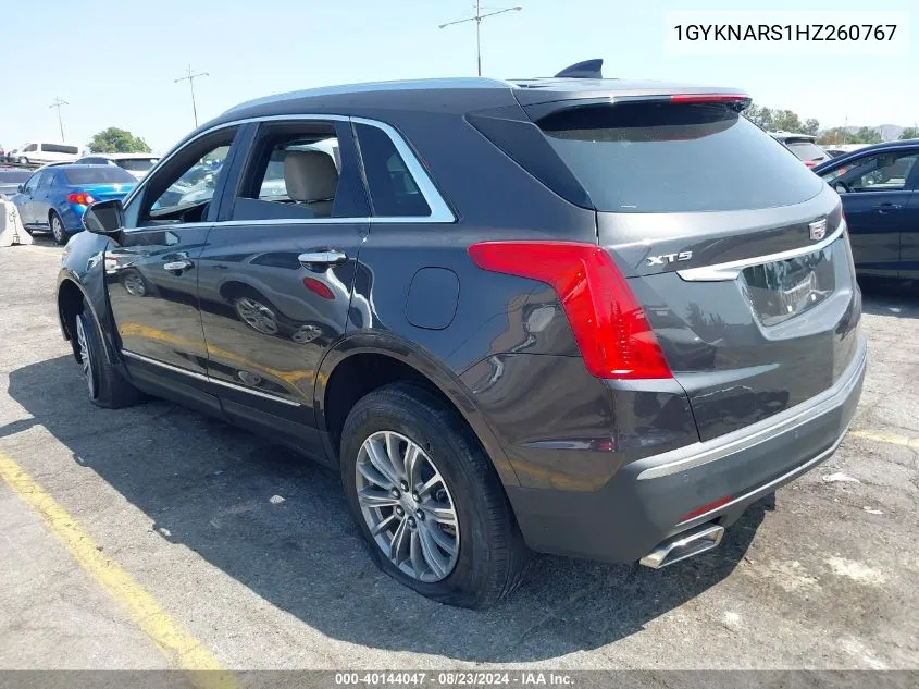 2017 Cadillac Xt5 Standard VIN: 1GYKNARS1HZ260767 Lot: 40144047